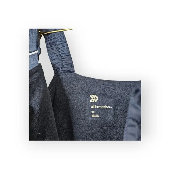 All in Motion Winter Snow Bib Overalls Ski Pants Zip Front - Picture 4 of 5